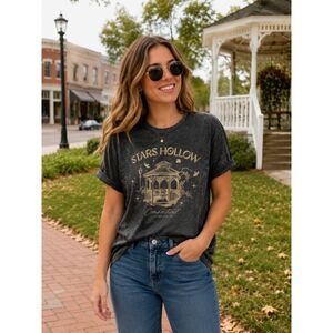 Stars Hollow Connecticut Tee Very Soft New Preppy Classic Gilmore Girls Medium